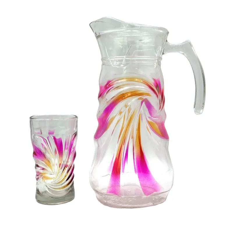 💫 JUEGO DE VASOS + JARRA (cristal grueso)