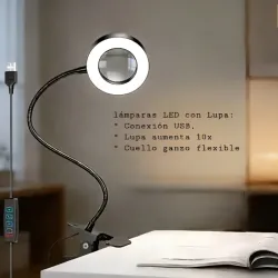 ⚜️ Lámparas Led con Lupa