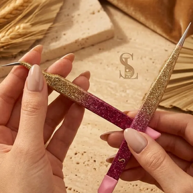 💫 Pinza Pestañas (rosa dorado)