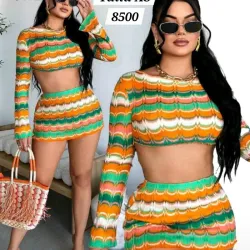 Conjunto con de playa 