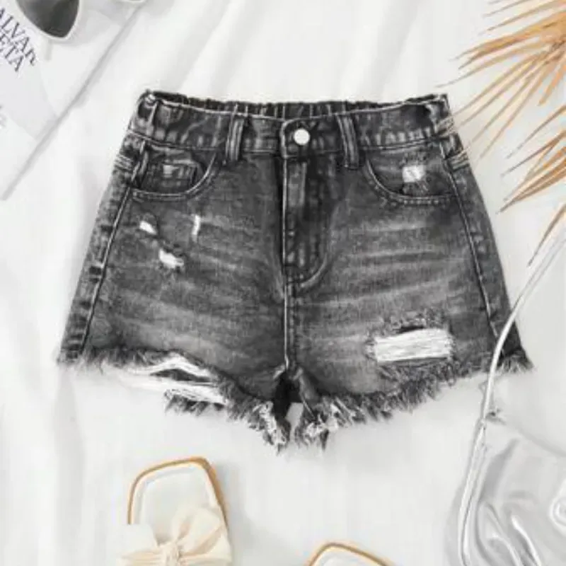 Short de mesclilla 