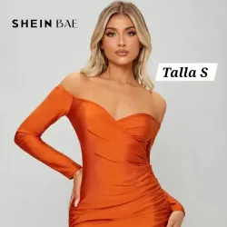 Vestido color ladrillo 