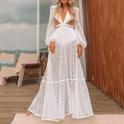 Vestido de playa blanco