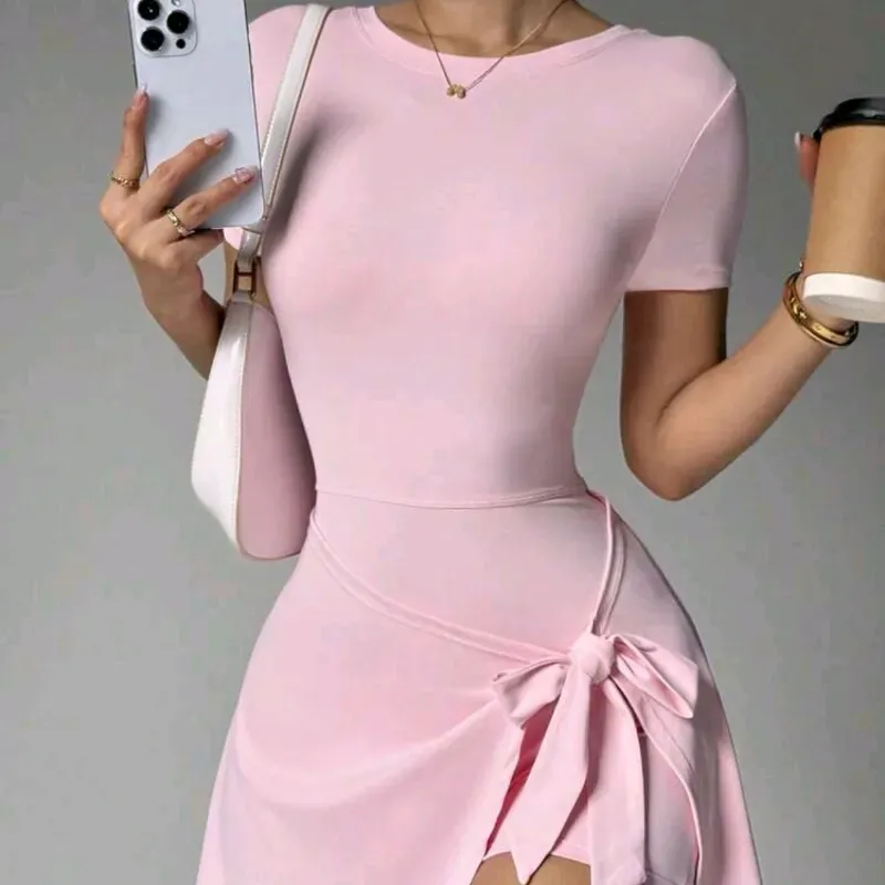 Vestido deportivo rosa