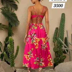 Vestido rojo de espalda descubierta 