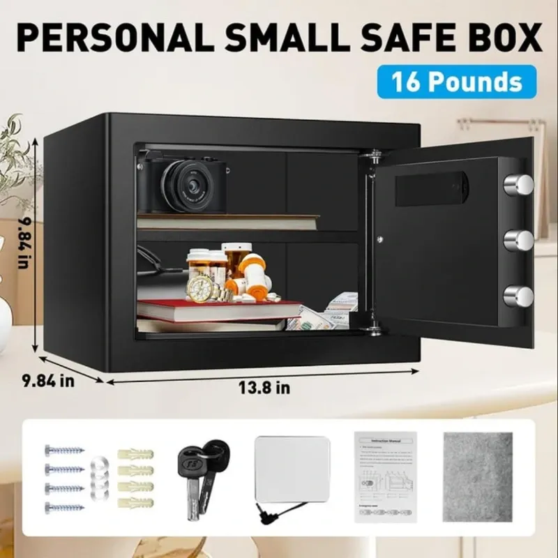Caja Fuerte Con Combinacion Digital, Llaves Extras 1.3 pies 🔶