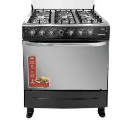 COCINA DE GAS 6 QUEMADORES CON HORNO - PREMIER 🐻🩶🖤