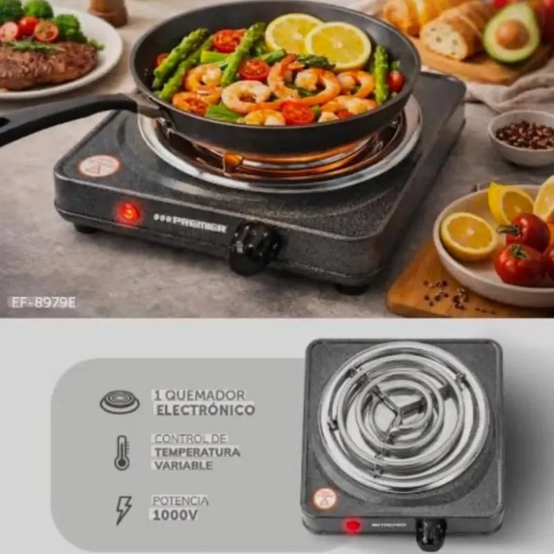 COCINA ELÉCTRICA 1 HORNILLA - PREMIER 🐻