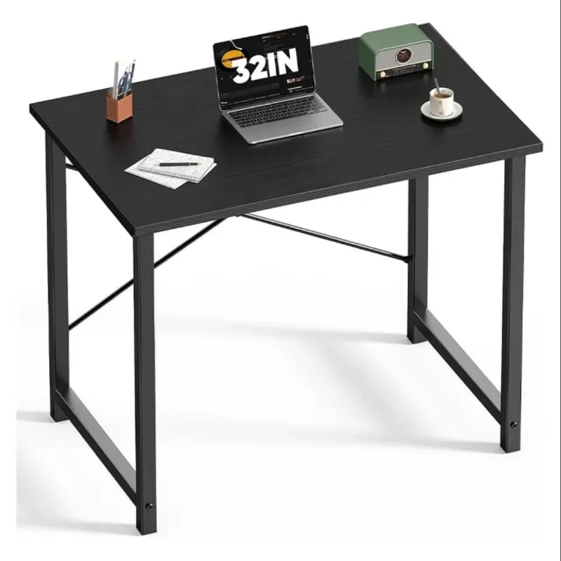 Escritorio de oficina pequeño de 32 pulgadas para computadora de estilo moderno. Mesa de trabajo de estudio - DUMOS 🔶