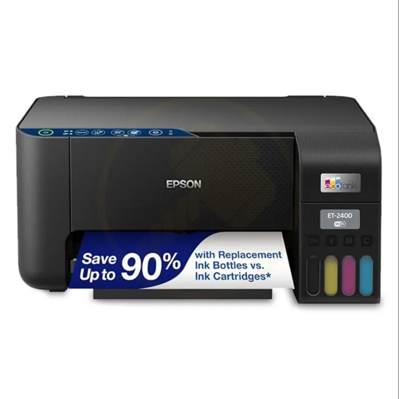 Impresora Epson - EcoTank ET-2400: Impresora inalambrica a color con sistema Supertan (sin cartuchos) - Negro 🔶