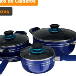 JUEGO DE CALDEROS DE 7 PIEZAS (TP)