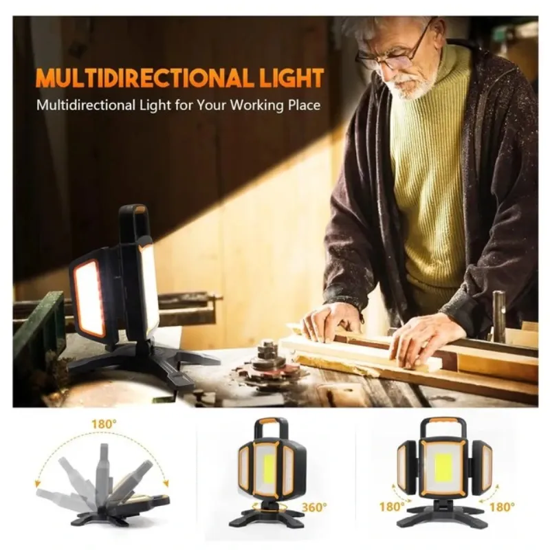 Lámpara recargable LED Tresda de 30 W con base magnética LEDWL013 🌐