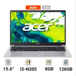 Laptop Acer - Aspire Lite 15 Laptop - 15.6" FHD IPS - Intel Core 3 Series 1 N350 - Intel Graphics - 8GB Onboard - 128GB PCIe SSD - Ligh 🔶