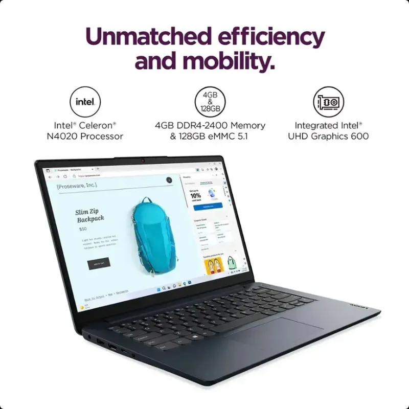 Laptop Lenovo IdeaPad 1 – 14 Pulgadas (14IJL7) 🌐