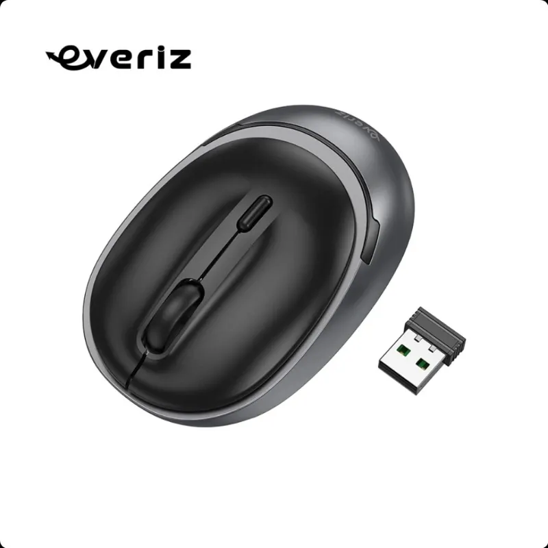 Mouse Inalámbrico Bluetooth + 2.4G – Modo Dual – MS116 – EVERIZ 🌐