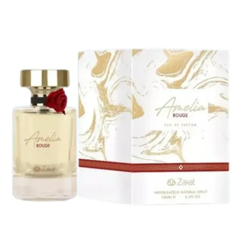 Perfume Amelia Rouge Zakat para Mujer – 100ml (3.4 FL.OZ) Eau de Parfum 🌐