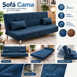 Sofá Cama Reclinable 🛋️🏠