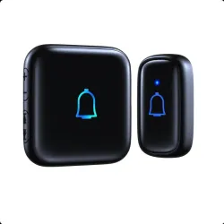 Timbre Inalámbrico LeadGo IP66 1000ft 66 Tonos 115dB con Modo Silencioso y LED 🌐