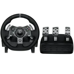 Volante de Carreras Logitech G920 – Xbox Series X|S, Xbox One y PC, Force Feedback, Pedales Ajustables 🌐