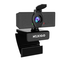 Webcam NexiGo N60 Full HD 1080P con micrófono - Cámara web de computadora 🌐