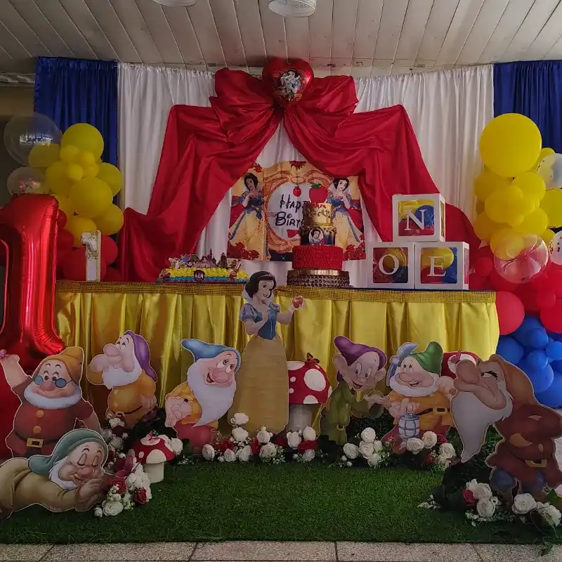 Decoración temática Blancanieves 