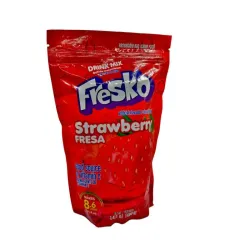 Refresco instantáneo de fresa