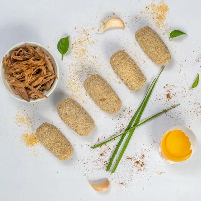 Croquetas de ropa vieja de cerdo