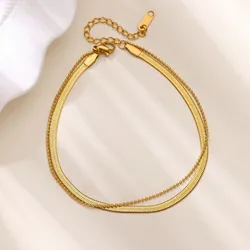 Tobillera de acero inoxidable