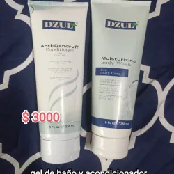 Juego gel de baño y acondicionador 