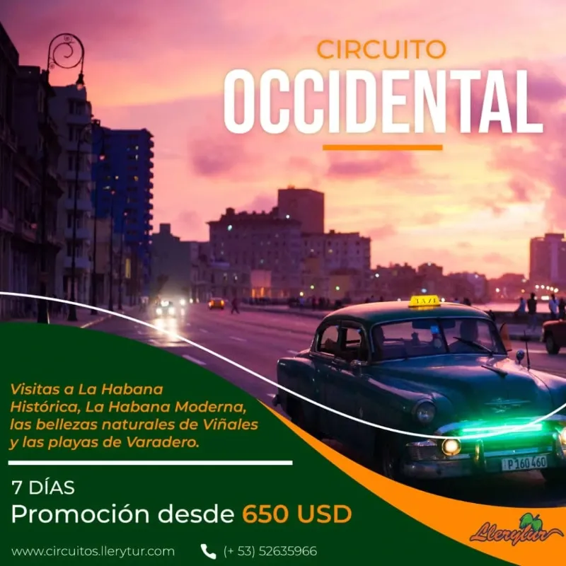 Circ-1E Circuito Occidental Especial. Una semana