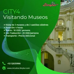 City-4 Visitando museos. 