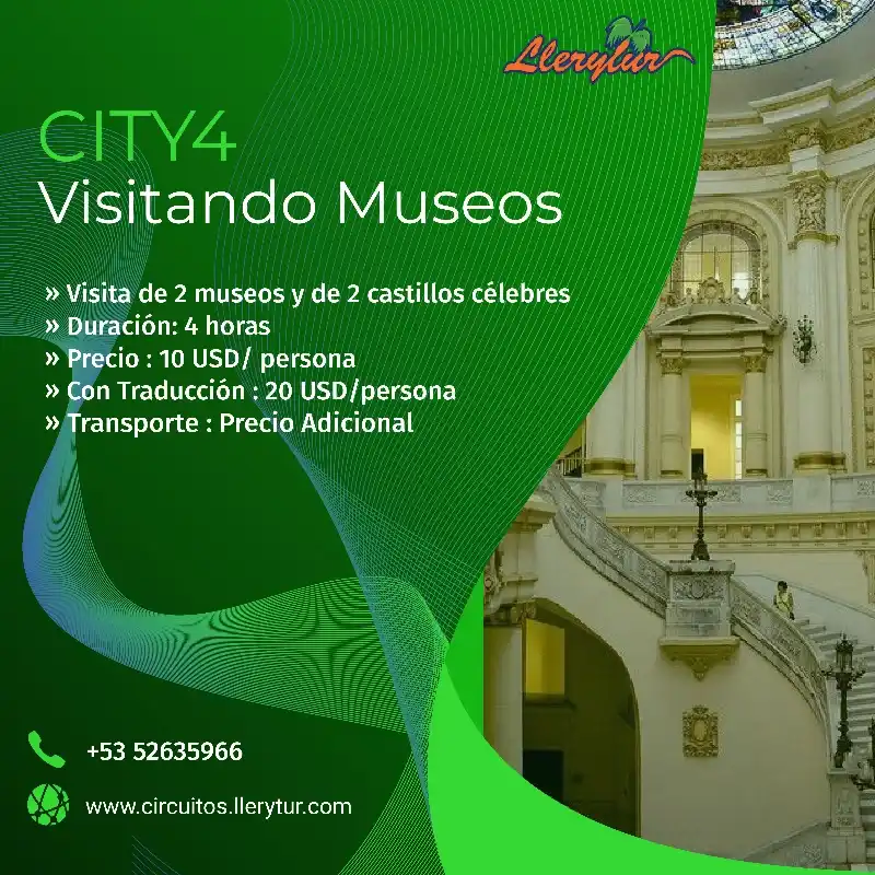 City-4 Visitando museos. 