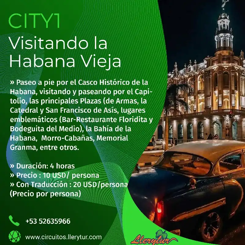 City-1 Visitando la Habana Vieja 