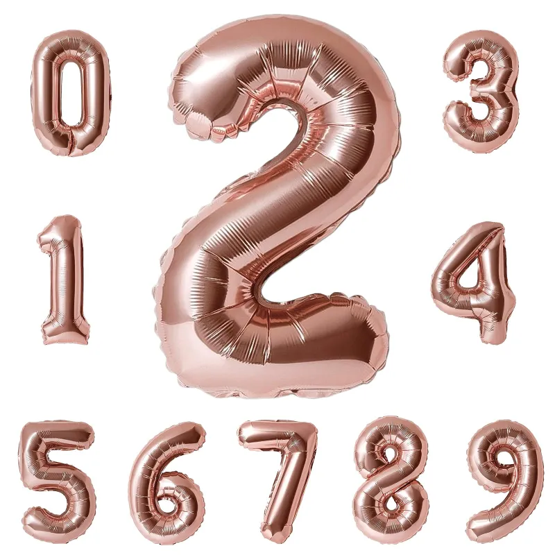 GLOBOS DE NUMEROS 