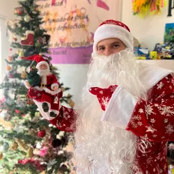 SORPRESA CON SANTA CLAUS 