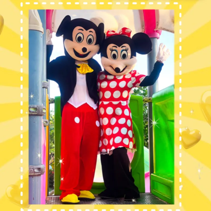 SORPRESA CON MINNIE Y MICKY 