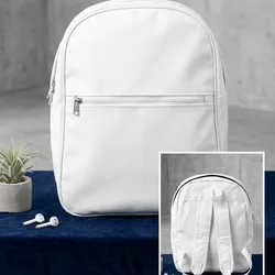 Mochila de vinil Blanca