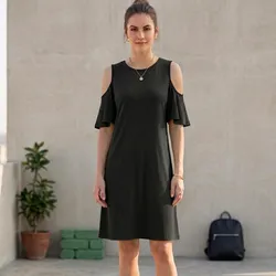 Vestido Manga de Vuelo