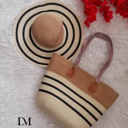 Juego de Pamela y bolso para playa