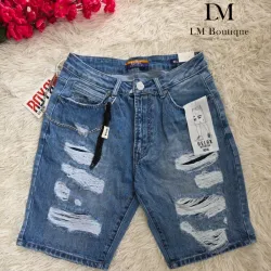 Shores de mezclilla para hombre