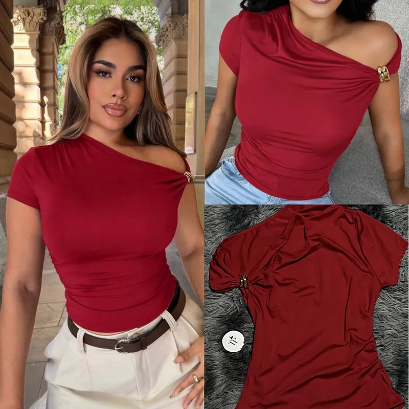 Blusa casual roja