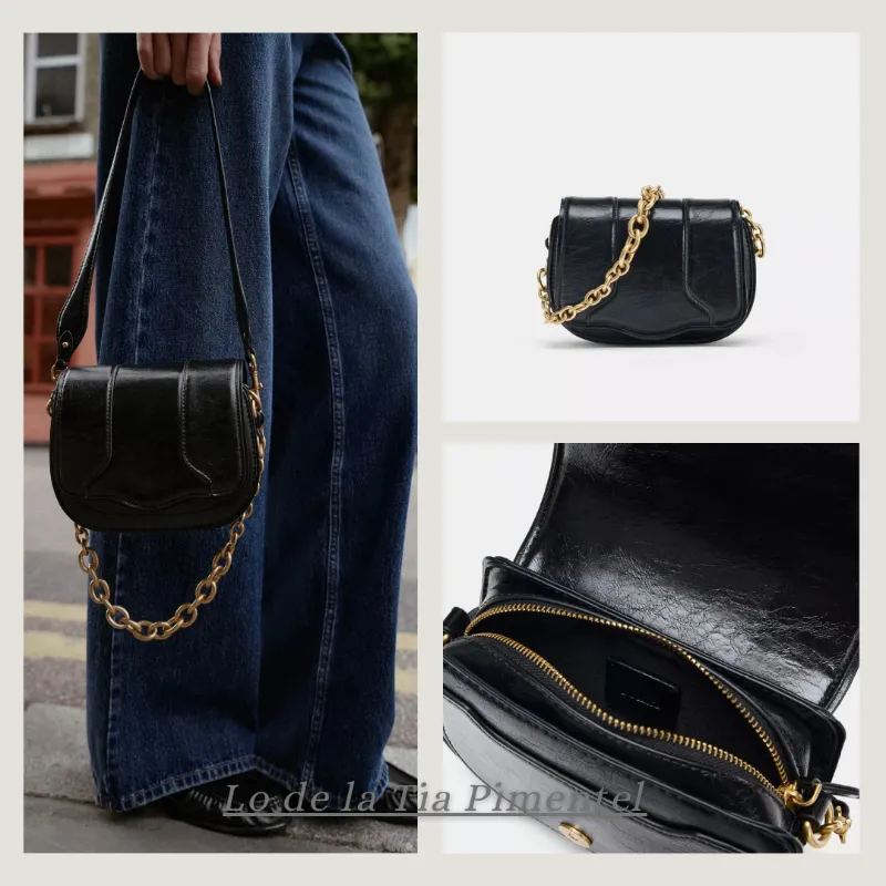 Bolso bandolera de mujer negro