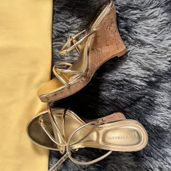 PRIMARK Plataformas doradas 