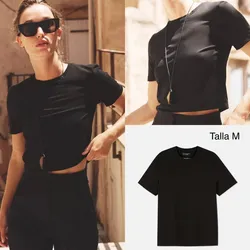 Primark camiseta básica negra 