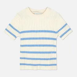PRIMARK Pulóver de niña con rayas azules 