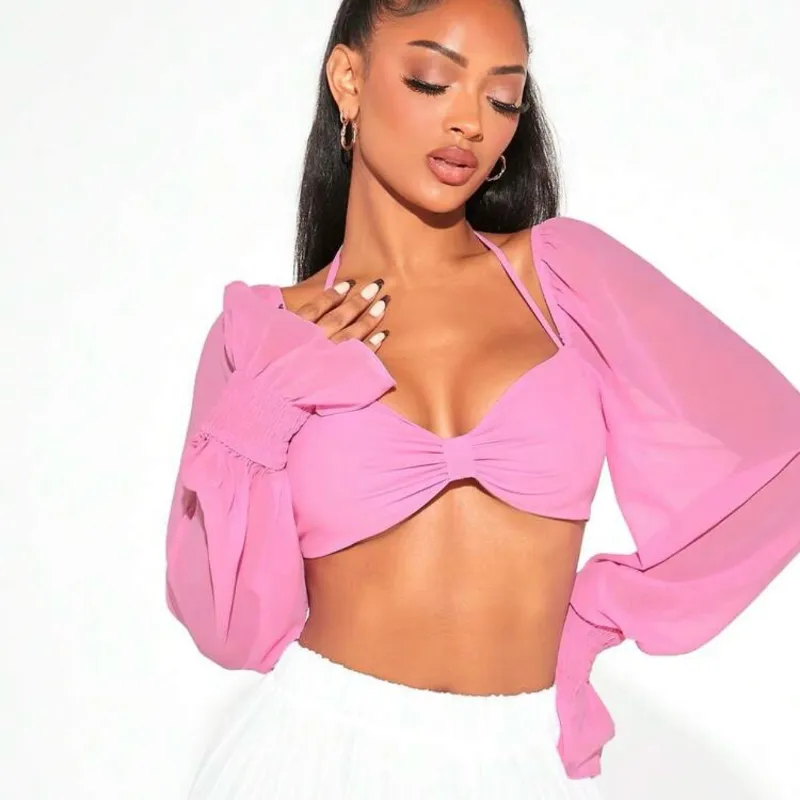 Shein sky top Pink 