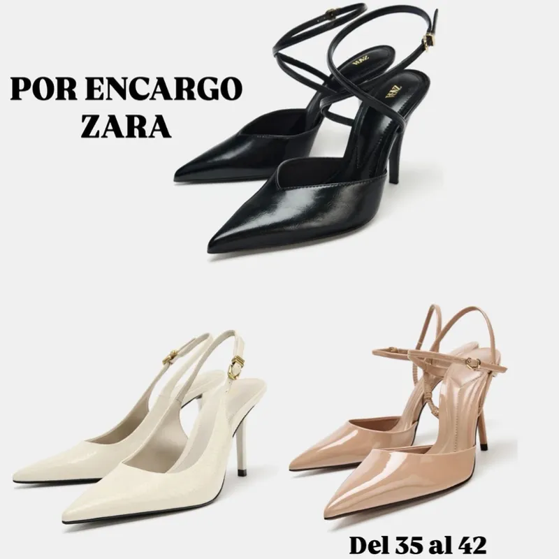 Tacones puntifinos Zara