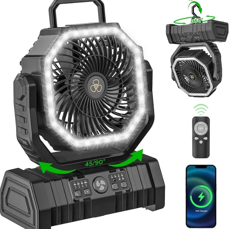 Ventilador recargable