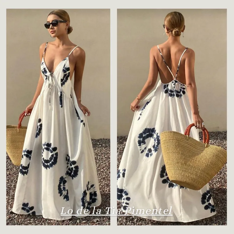 Vestido espalda descubierta 