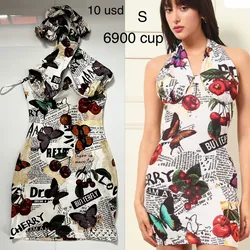Vestido estampado Con letras